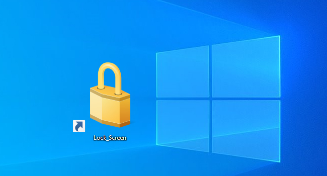 windows 10 lock screen shortcut